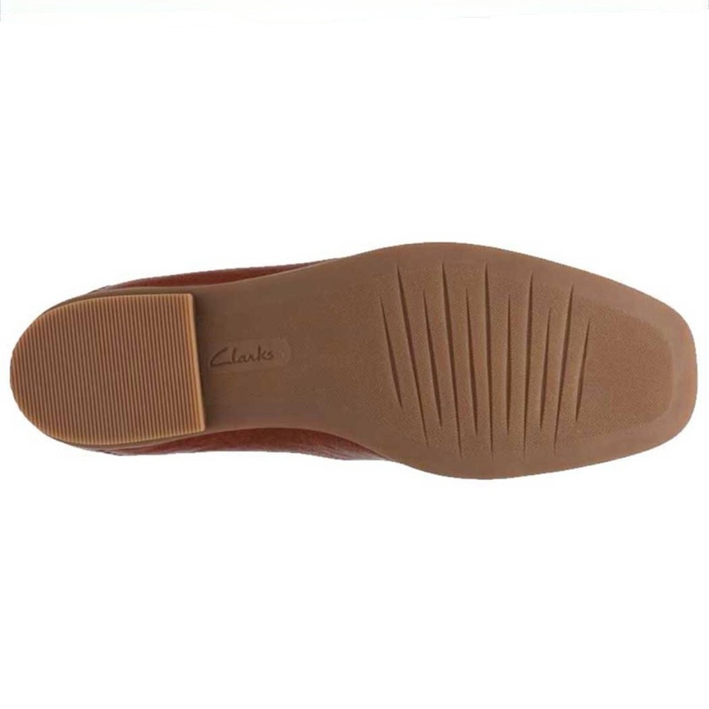 Clarks Sarafyna Freva Loafer Tan Leather - Picture 3 of 12